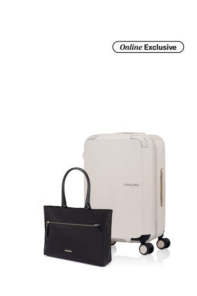 Bundle for Her Zenpod Cabin Ivory + Prudence Eco Tote Bag Black